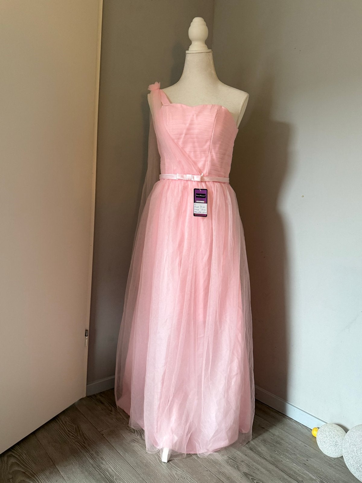 Prachtige Roze Gala- of Prinsessenjurk - Nieuw met kaartje, Maat 38/40 (M), Galajurk, Nieuw, Ophalen of Verzenden