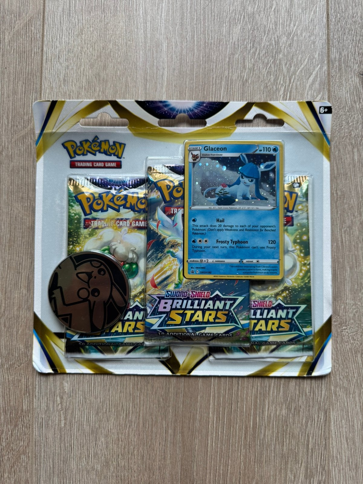 Pokemon Brilliant Stars Blister Pack Glaceon, Ophalen of Verzenden, Nieuw