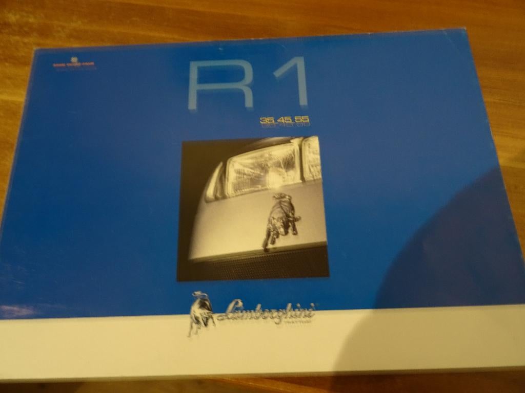 Lamborghini R1 R6 EN R6VRT Trekkers folders, Ophalen of Verzenden, Zo goed als nieuw, Folder
