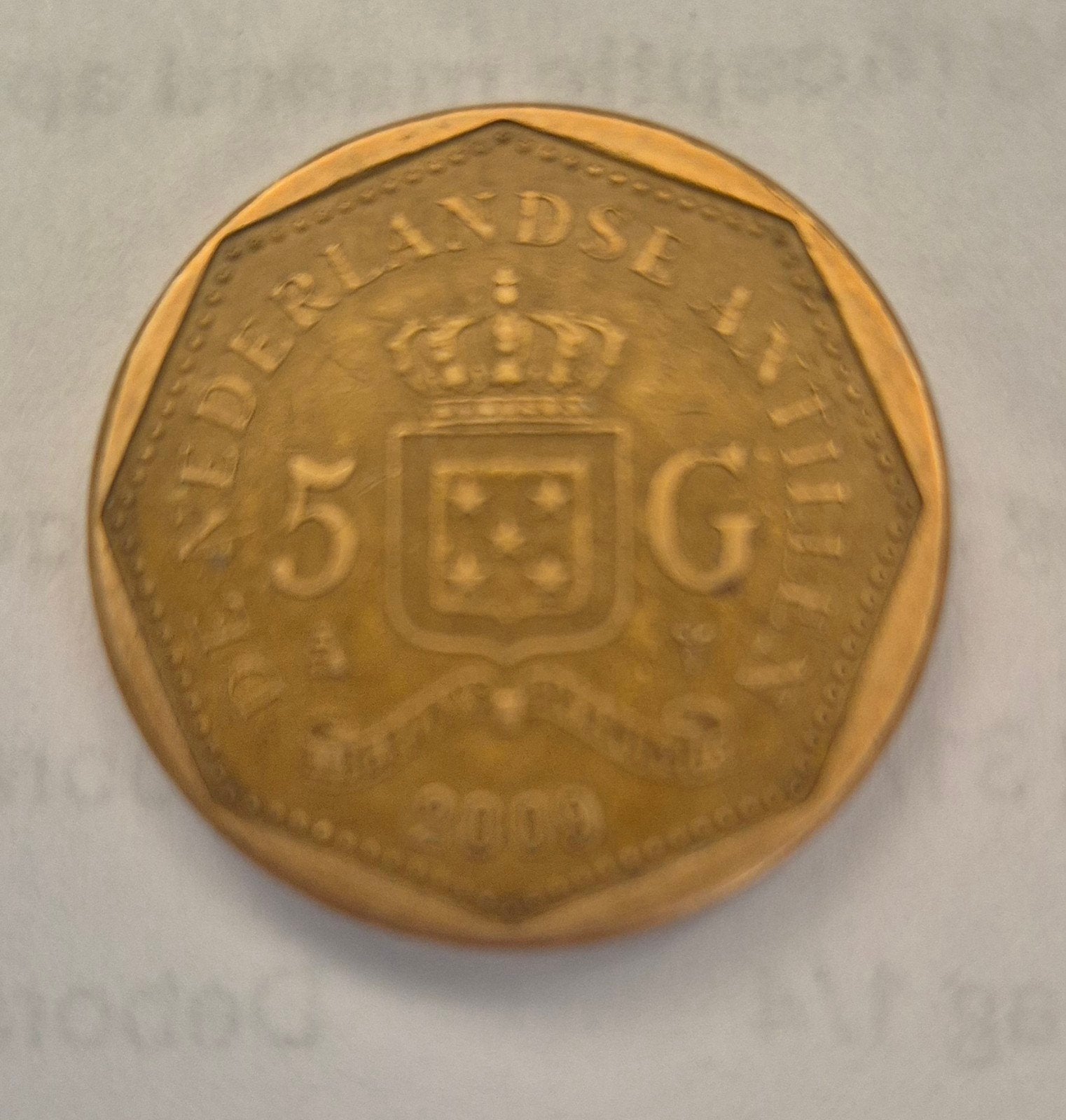 Land: Nederlandse Antillen
Waarde: 5 Gulden
Jaar: 2009
Condi, Ophalen of Verzenden