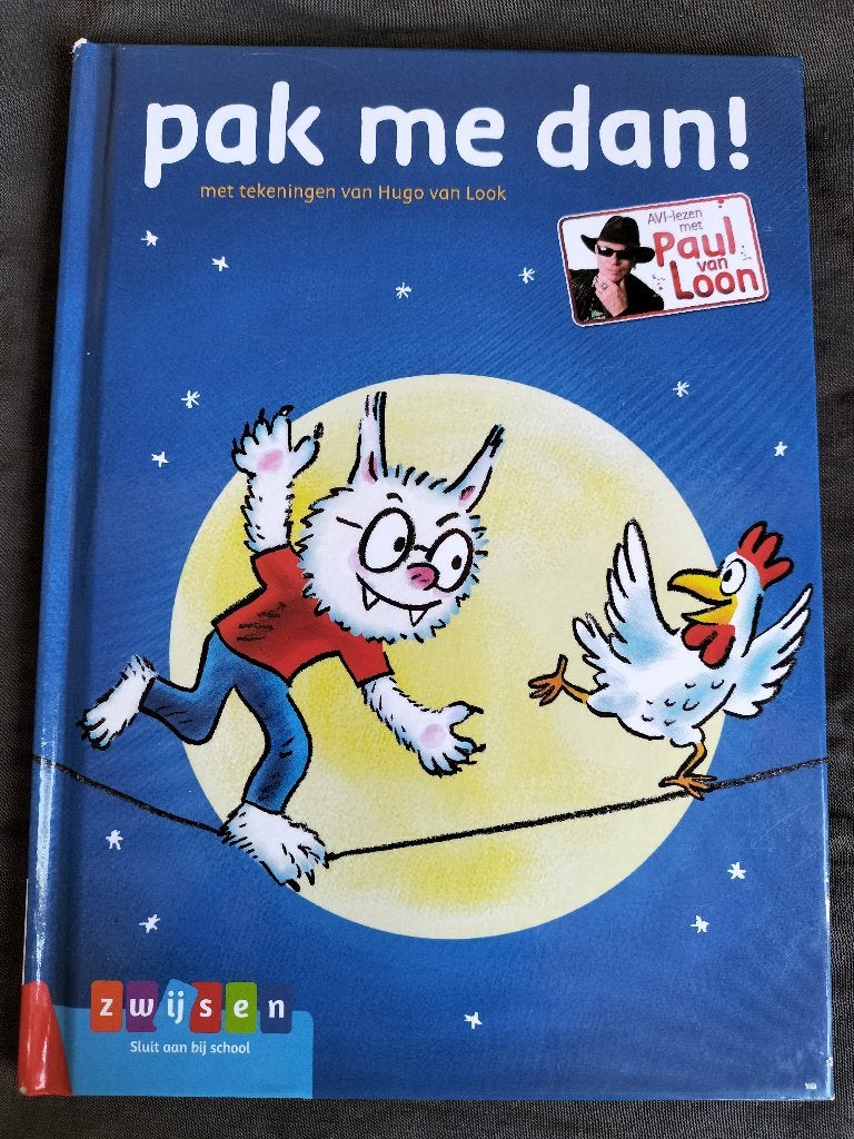 Paul van Loon - Pak me dan! / avi Start, Ophalen of Verzenden, Zo goed als nieuw, Paul van Loon, Fictie algemeen