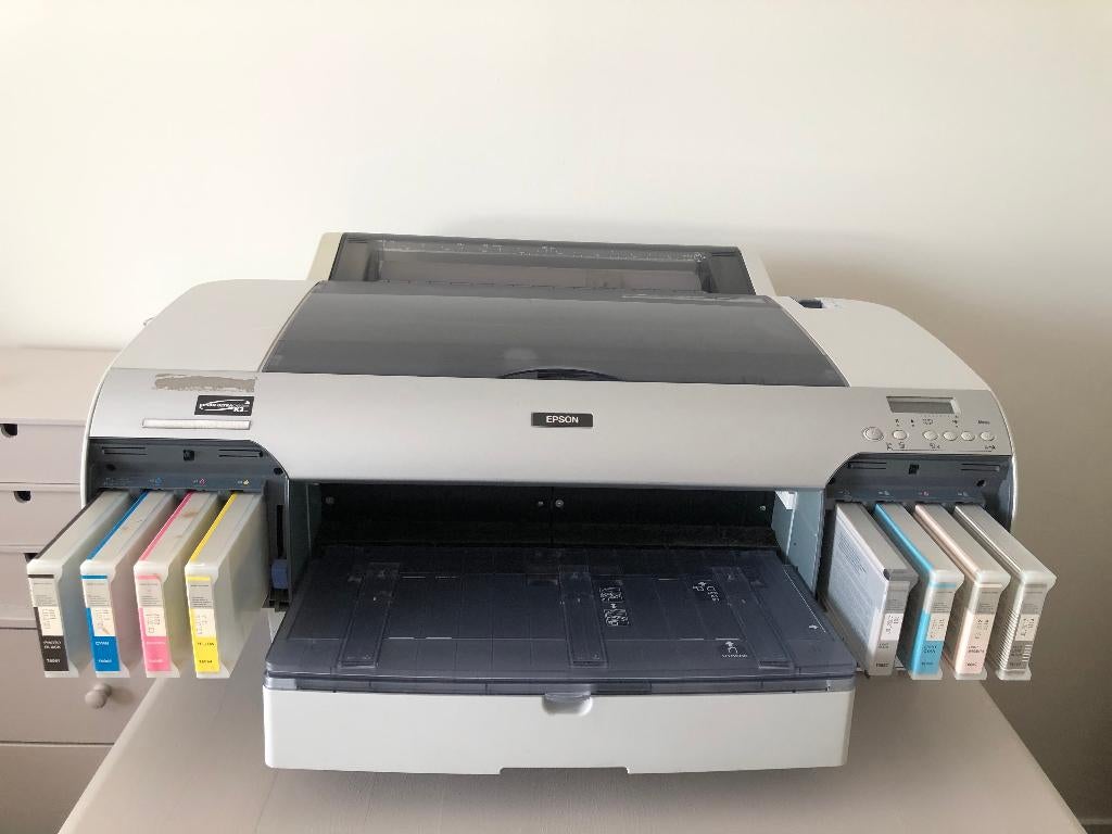 Fotoprinter Epson Stylus Pro 4800, Computers en Software, Printers, Gebruikt, Fotoprinter, Inkjetprinter, Kleur printen, Zwart-en-wit printen