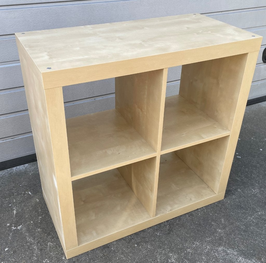 IKEA Kallax vakkenkast 4 vakken - Berken, Ophalen, 50 tot 100 cm, Zo goed als nieuw, Minder dan 100 cm