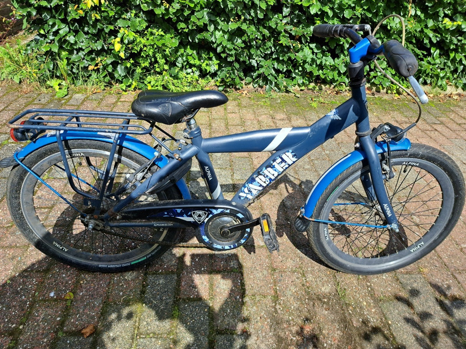 Alpina Yabber kinderfiets 20 inch - Blauw, Ophalen, Gebruikt, 20 inch of meer