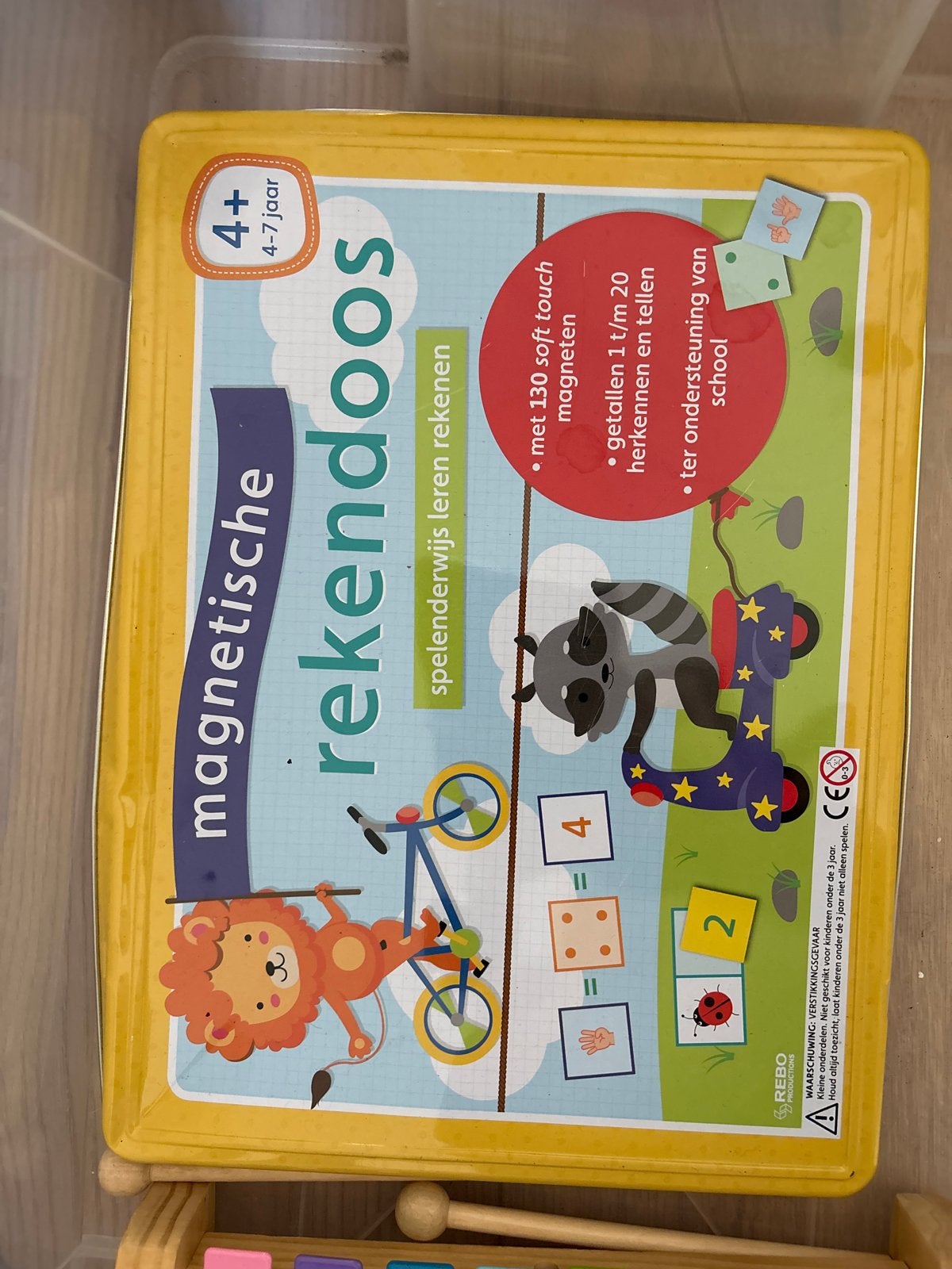 Magnetische Rekendoos - Spelenderwijs Leren Rekenen 4+, Ophalen of Verzenden, Nieuw, Rekenen