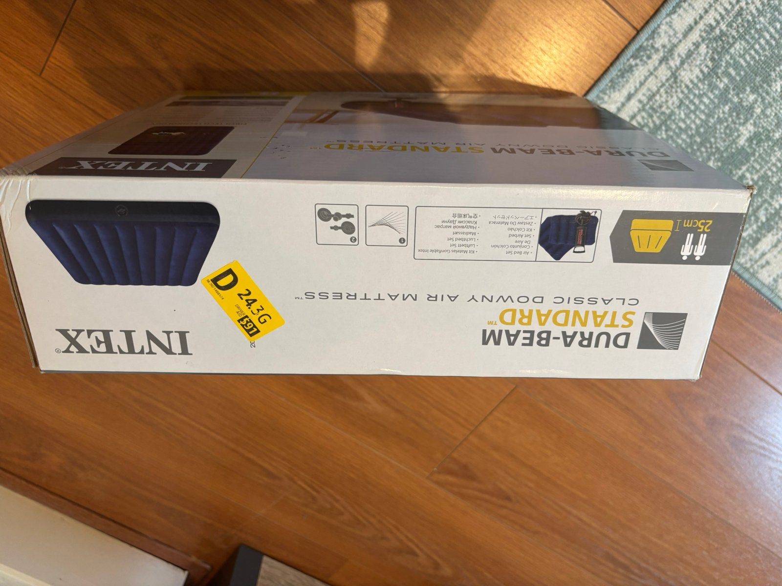 New intex airbed for 2 people, Ophalen, Zo goed als nieuw, Eenpersoons, Hout