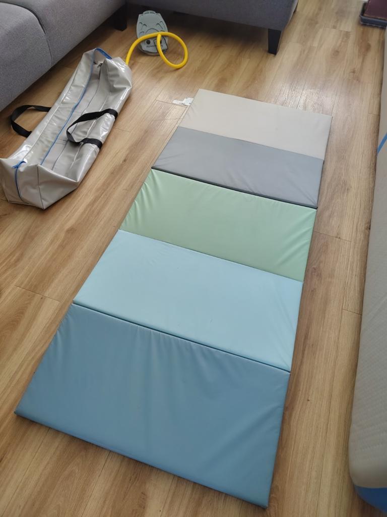 IKEA PLUFSIG Gymnastiekmat - Opvouwbaar & Kleurrijk, Ophalen of Verzenden, Zo goed als nieuw, Speelkleed