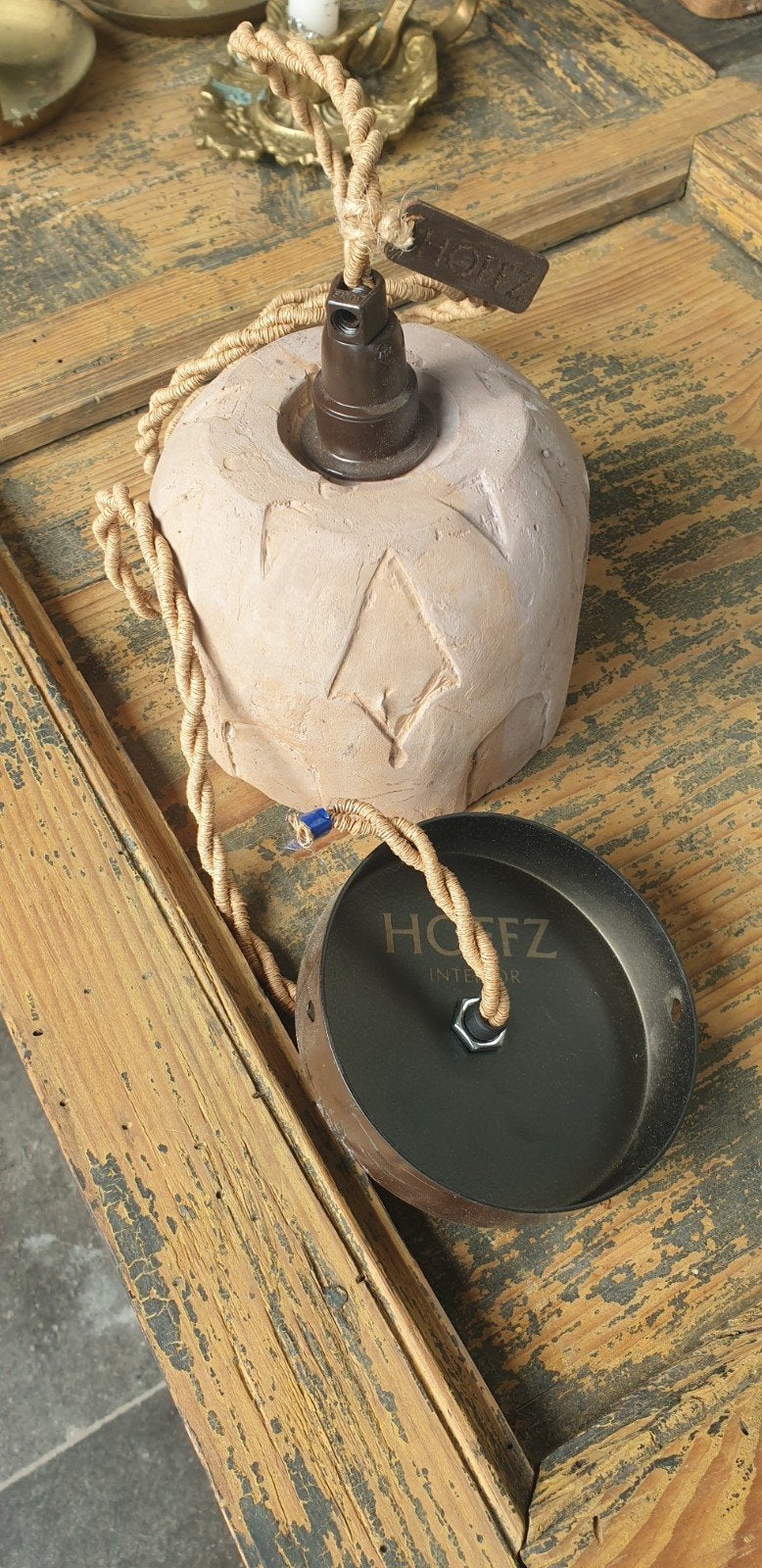 hoffz, yogi lamp, Huis en Inrichting, Ophalen of Verzenden, Gebruikt