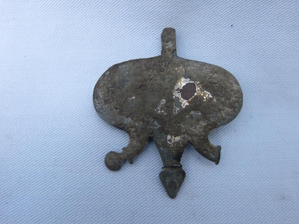 Romeinse rijk - Phalera hanger in brons  - ca.2000 jaar oud, Ophalen of Verzenden, Brons