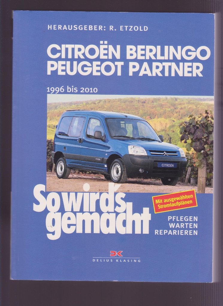 HANDBOEK Peugeot Partner + Citroën Berlingo, Ophalen of Verzenden, Zo goed als nieuw, Peugeot
