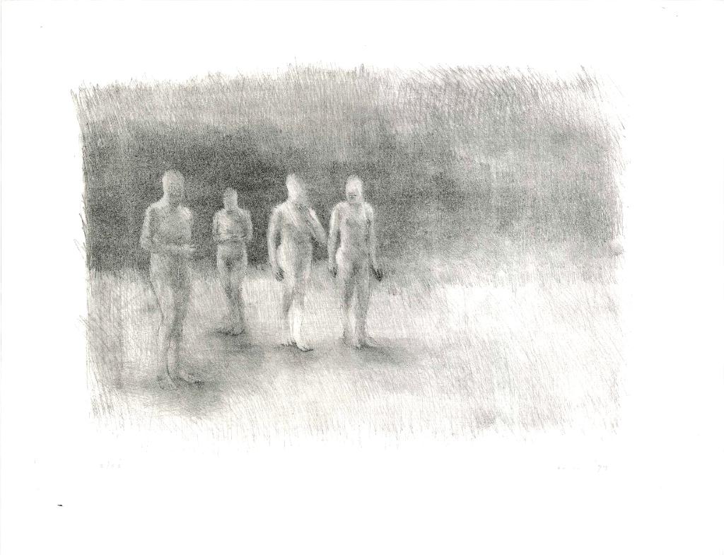 Dijk, Geurt van - Zonder titel (Etching singed 1973), Antiek en Kunst, Kunst | Etsen en Gravures, Ophalen of Verzenden, Overige technieken