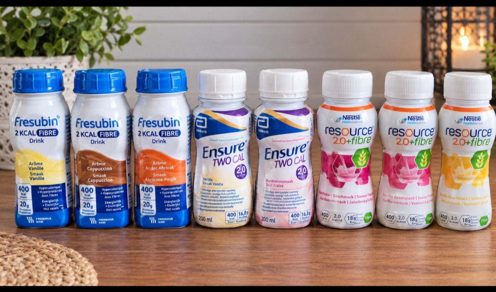 Fresubin, Enduro, Resource + fibre flesjes, Ophalen, Nieuw, Poeder of Drank