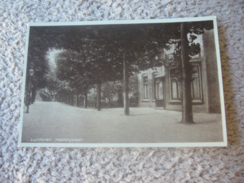 LUNTEREN  =  KASTANJELAAN   1939, Ophalen of Verzenden, 1920 tot 1940, Gelopen, Gelderland