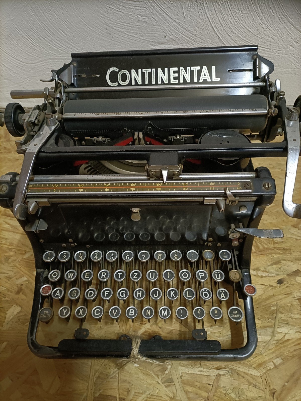 Oude Continental typemachine, Diversen, Typemachines, Ophalen of Verzenden