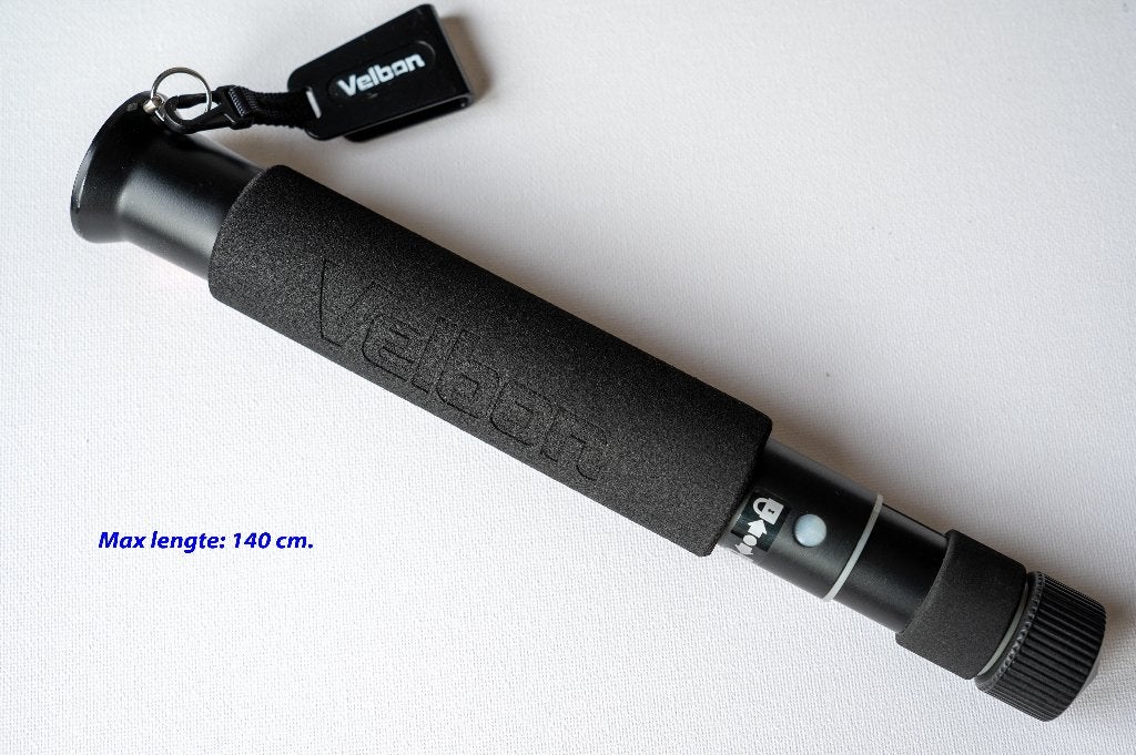 Velbon eenpoot statief - max. lengte 140 cm, Monopod functie, Velbon, Eenpoot, Ophalen of Verzenden