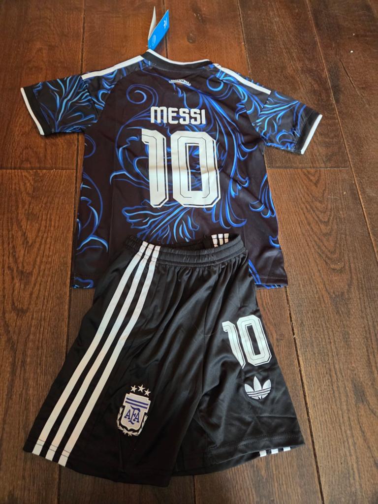 WK Voetbal Setje Argentinië Messi - Kind & Volwassene, ., Nieuw, Ophalen of Verzenden, .