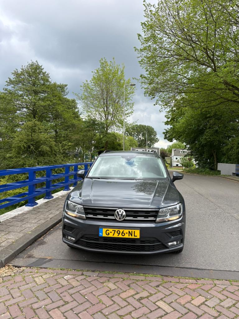 Volkswagen Tiguan 1.5 TSI ACT 150pk DSG 2019 Grijs, Stof, Zwart, 4 cilinders, 75 €/maand