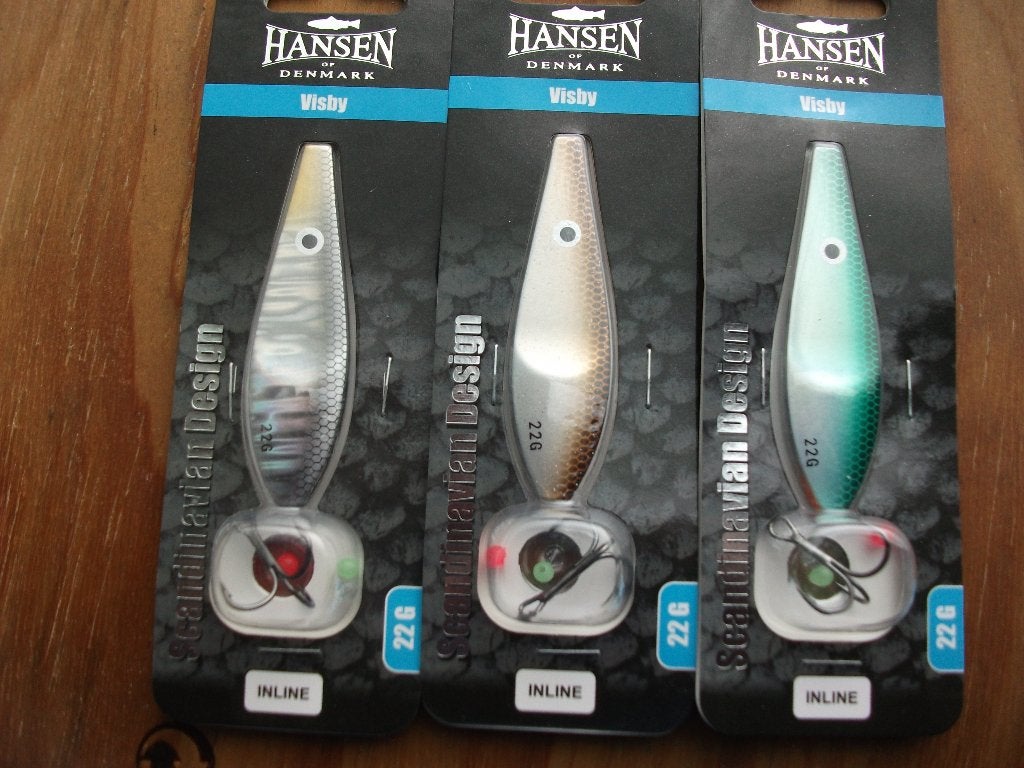 22 grams Hansen Visby zeebaars lepels / zeeforel lepels, Ophalen of Verzenden, Nieuw, Overige typen