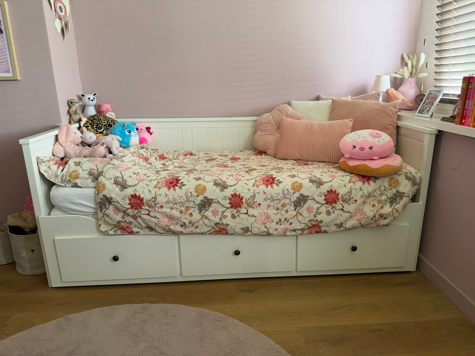 Compleet bed, 160 tot 180 cm, Ophalen, Lattenbodem, 100 cm of meer