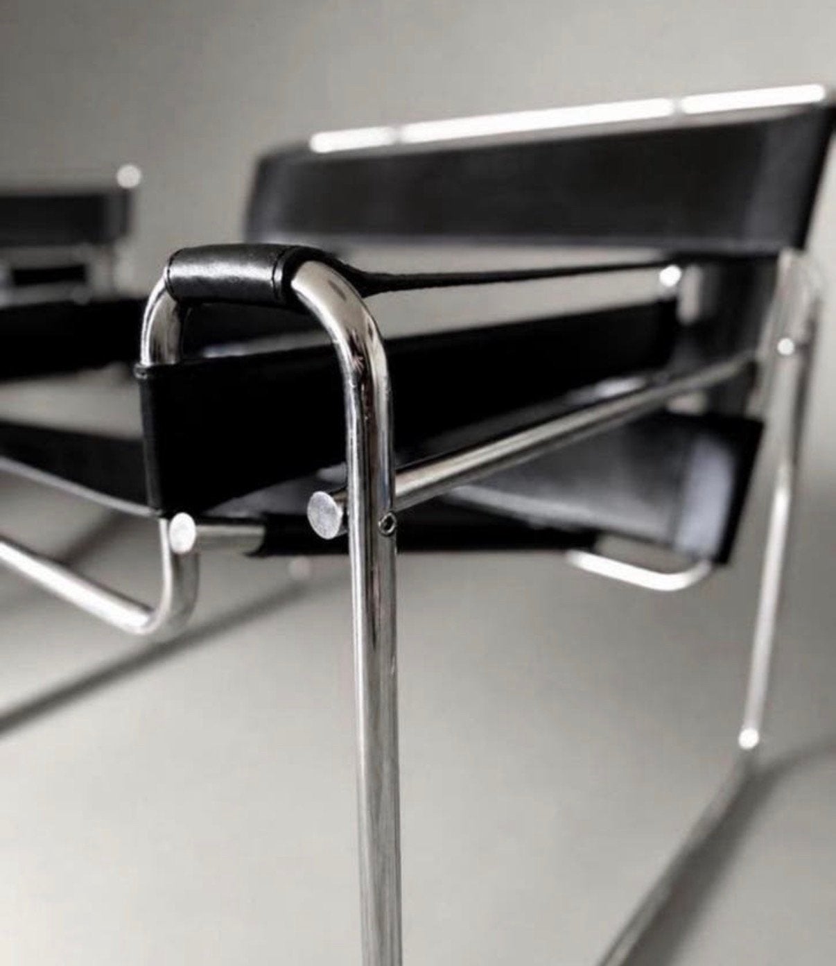 2 Vintage Wassily Chairs, Marcel Breuer, Fasem, Italy ca80s, Ophalen, Gebruikt, -, -