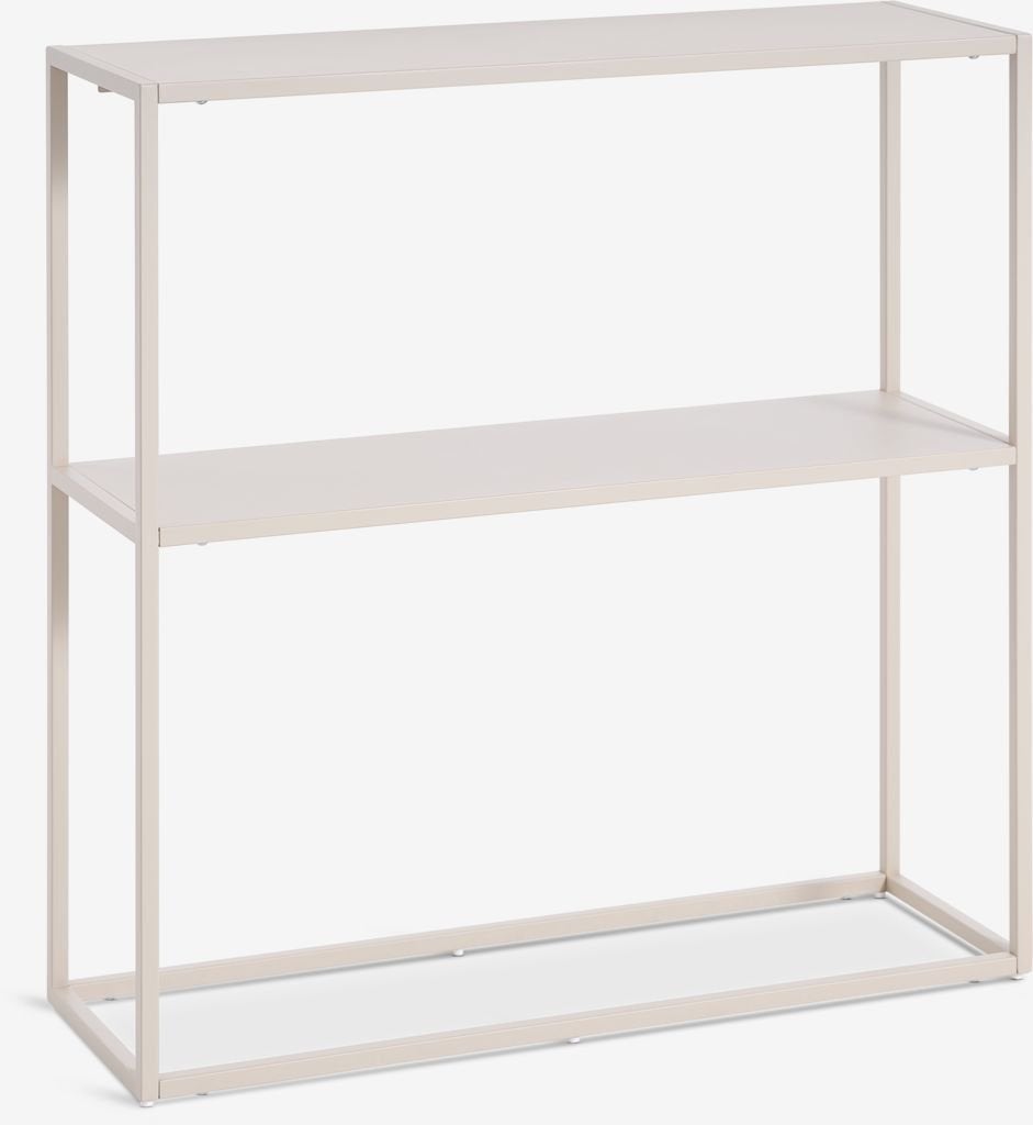 Beige sidetable Jysk VIRUM - Nieuw, al in elkaar gezet!, Ophalen, 50 tot 100 cm, Nieuw, Metaal