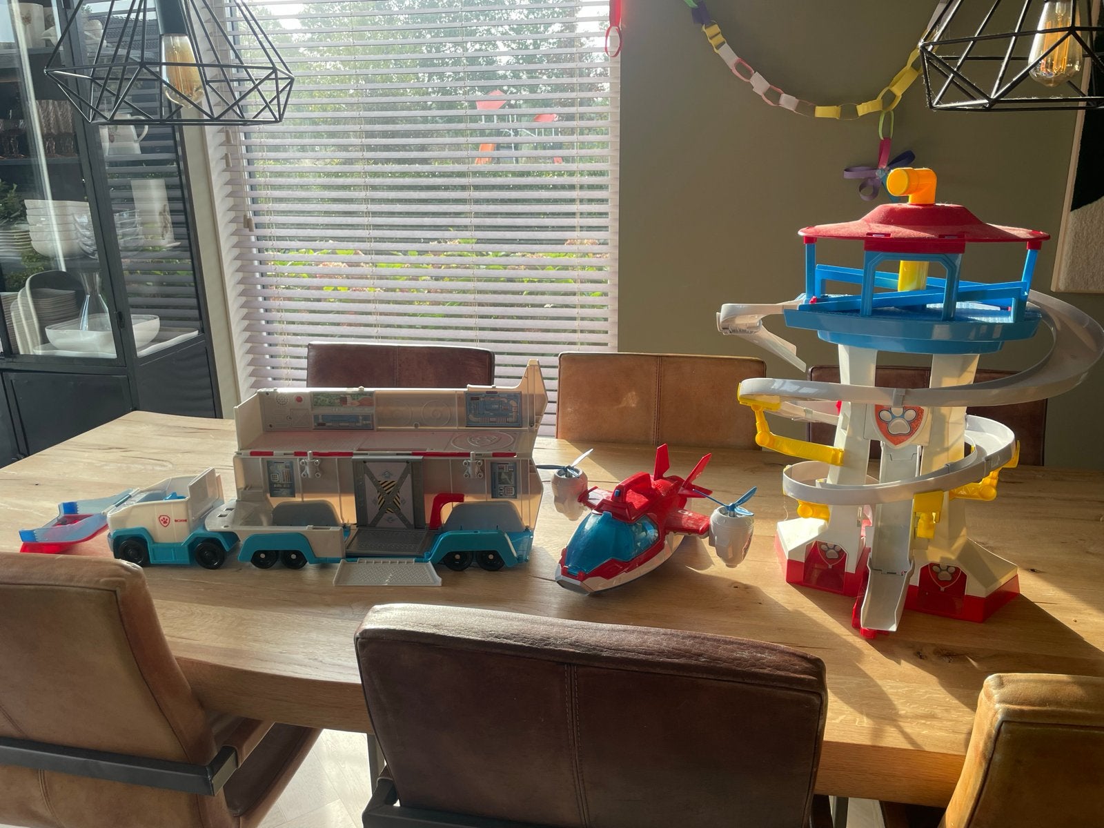 Paw Patrol set: Uitkijktoren, Patroller & Air Patroller, Ophalen, Gebruikt, Jongen of Meisje