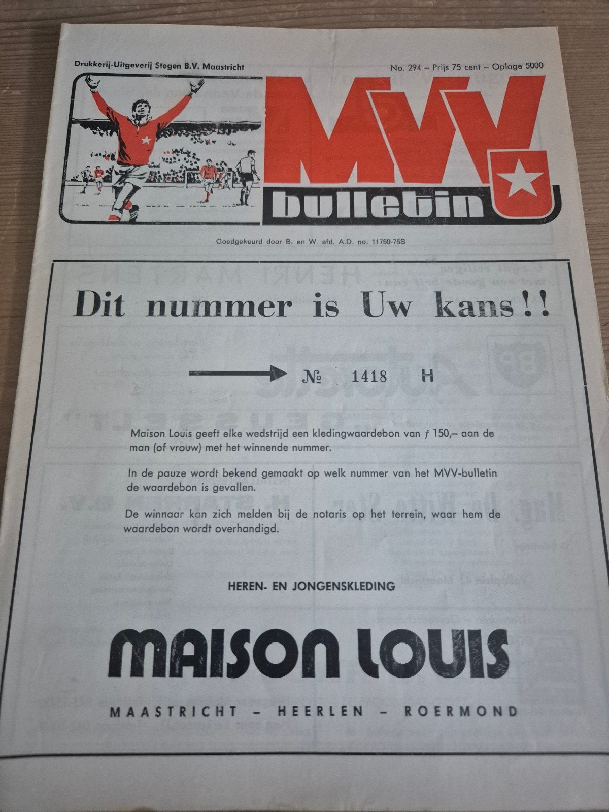 MVV - EXCELSIOR, Ophalen of Verzenden, Buitenlandse clubs, Poster, Plaatje of Sticker