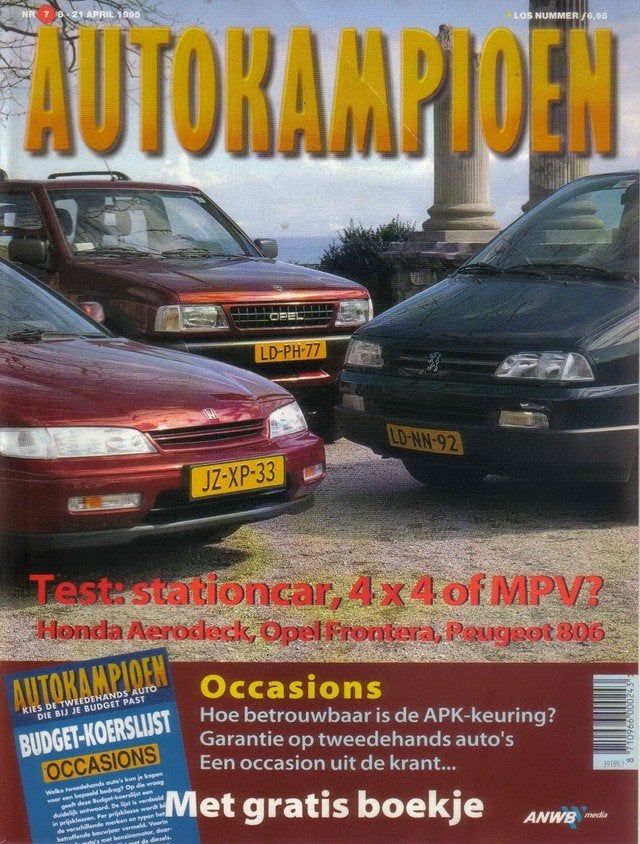 Autokampioen 7 1995 : Daf 66 Marathon Coupe - Peugeot 806 ST, Ophalen of Verzenden, Gelezen, Algemeen