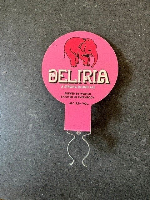 Tapklem Deliria, Ophalen of Verzenden, Nieuw, Reclamebord, Plaat of Schild, Overige merken