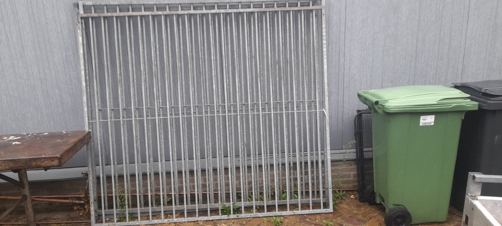 2 kennelpanelen- Gebruikt, Ophalen, Gebruikt, IJzer, Spijlenhekwerk