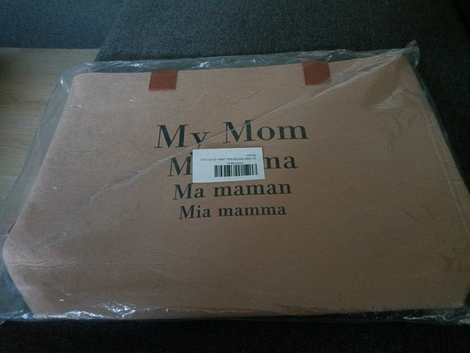 Nieuwe Shopper "My Mom", Ophalen of Verzenden, Nieuw, Beige, Shopper