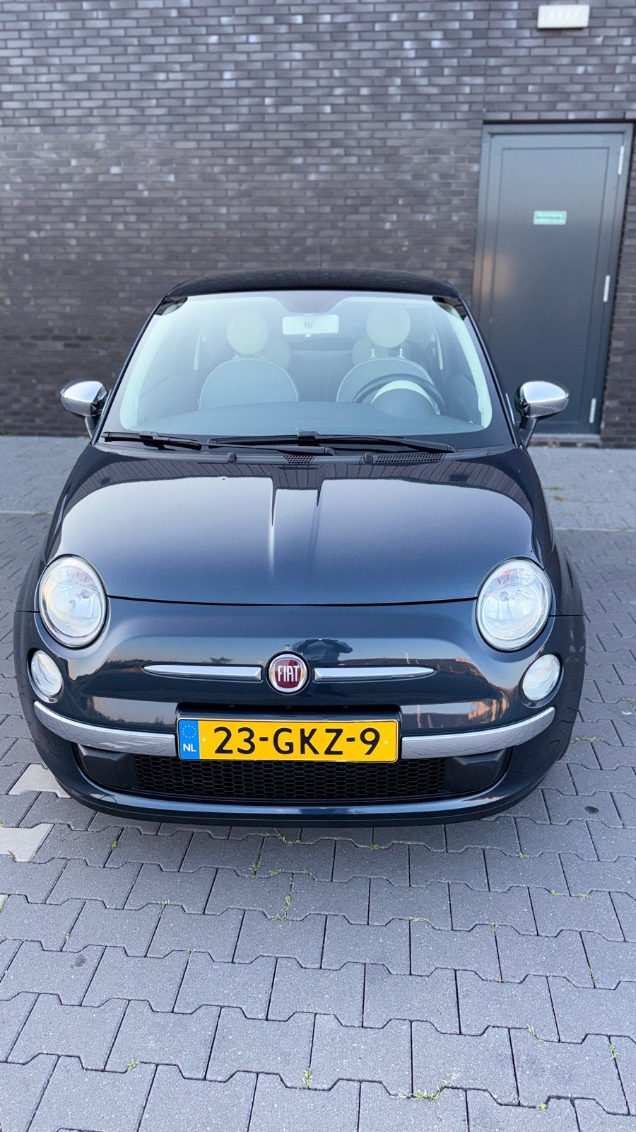 Fiat 500 1.2 C 2008 Blauw, Voorwielaandrijving, 1242 cc, 840 kg, Origineel Nederlands