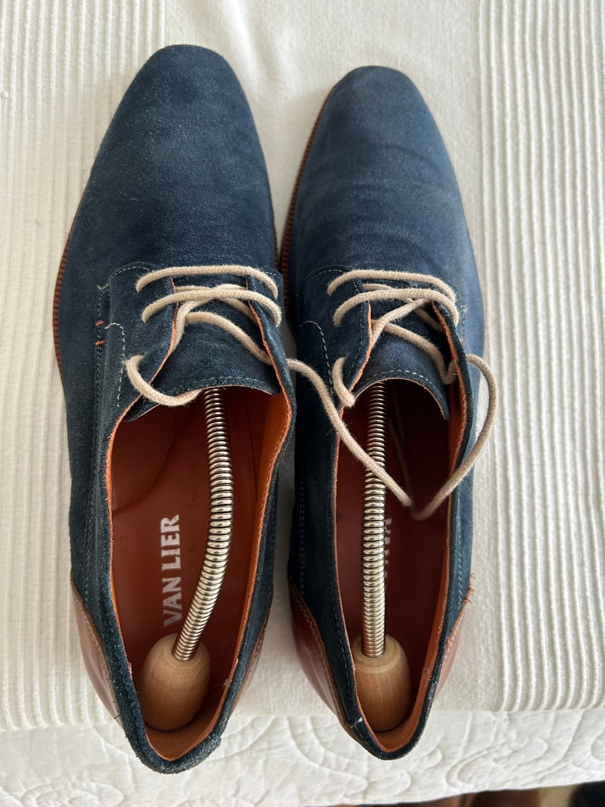 Van lier schoenen 43, Blauw, Van Lier, Ophalen of Verzenden, Zo goed als nieuw