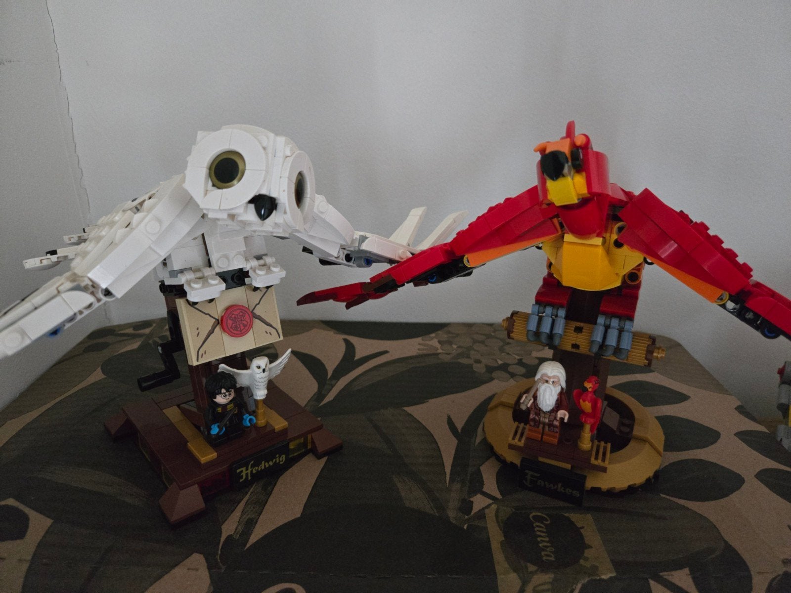 Lego Harry Potter Fawkes en Hedwig, Ophalen of Verzenden, Gebruikt