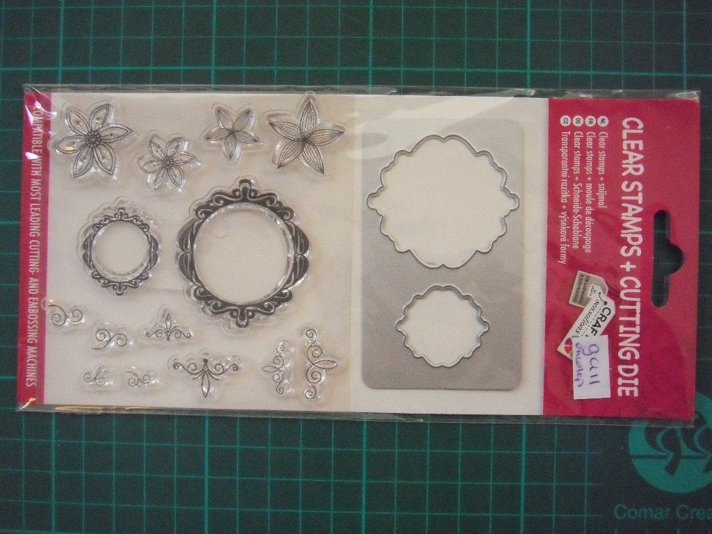 Nieuwe clear stamps met snijmal -2, Ophalen of Verzenden, Nieuw, Clearstamp