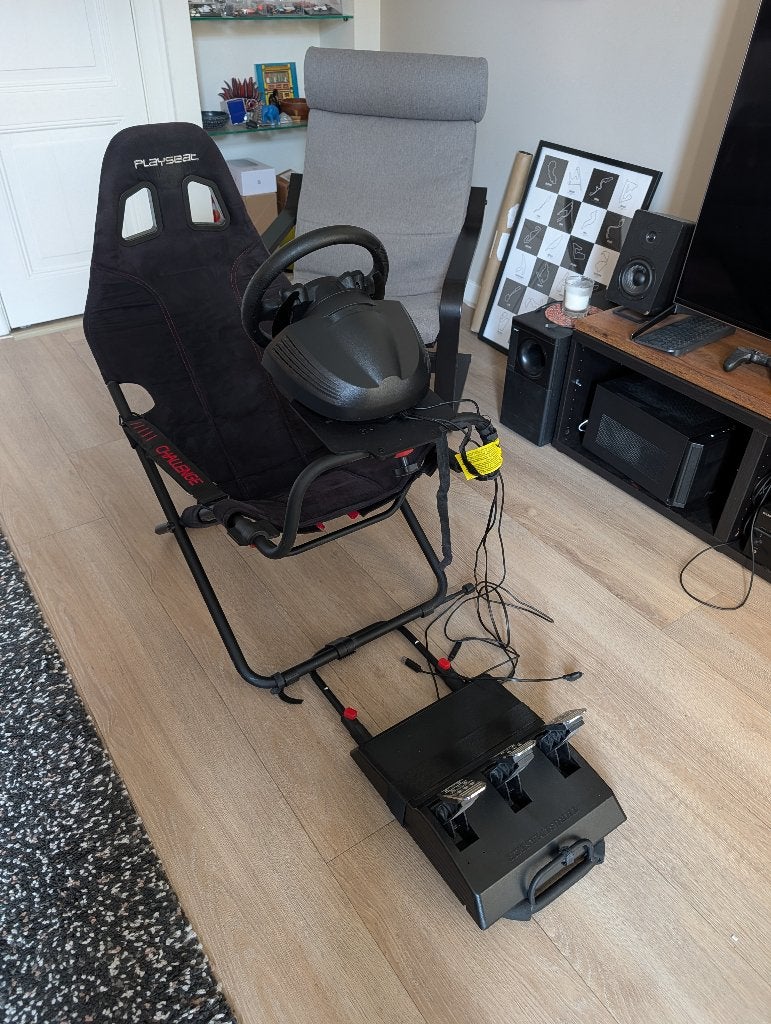 Playseat Challenge + Thrustmaster TMX + T3PA pedalen, Ophalen, Racestoel, Gebruikt, Overige merken