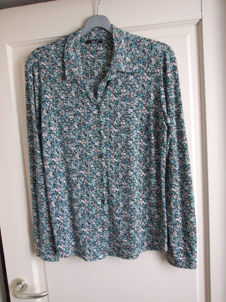 Vera Jo zgan gebloemde blouse lange mouwen 44, Meerkleurig, Vera Jo, Maat 42/44 (L), Ophalen of Verzenden