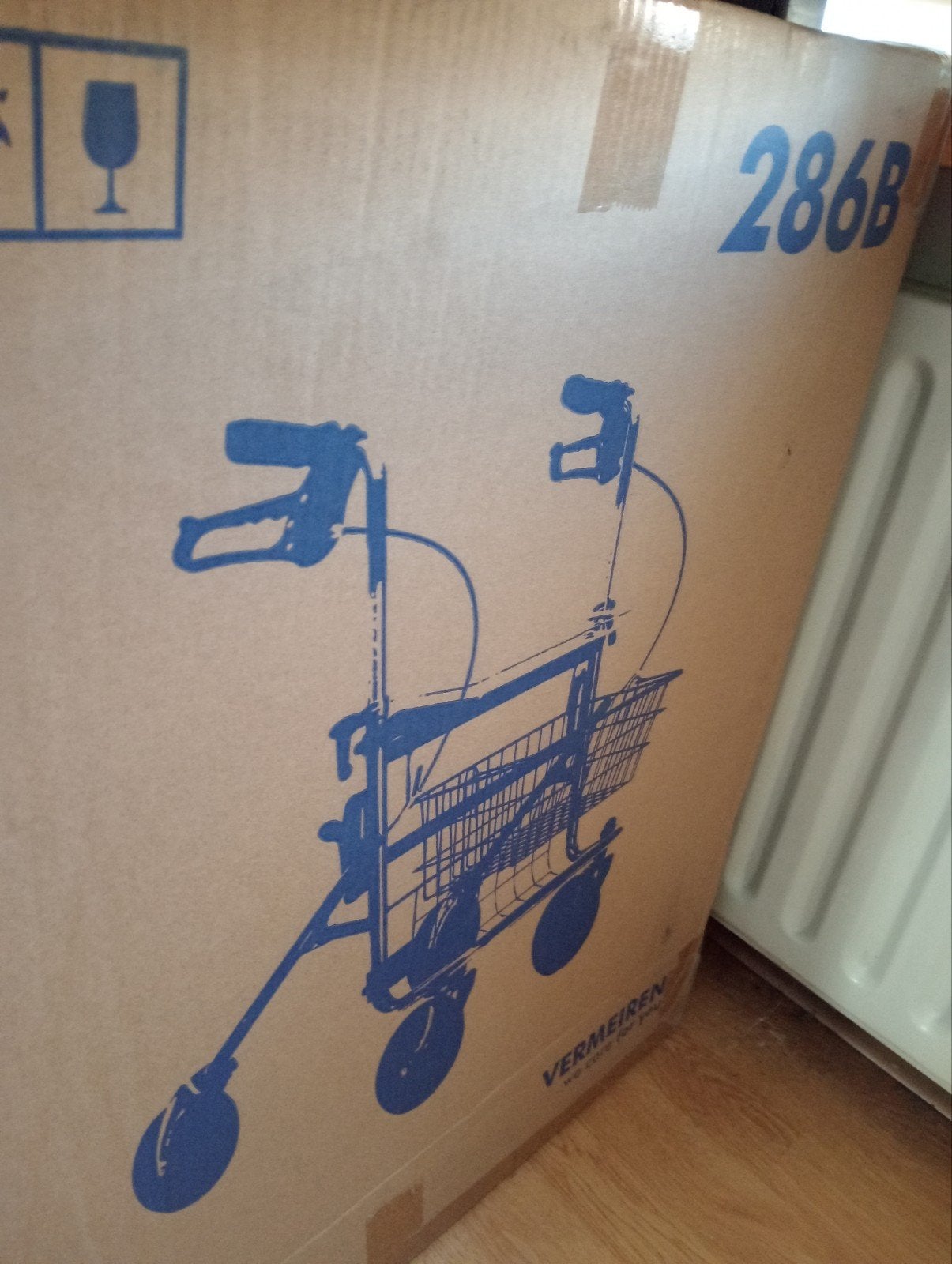 Rollator Nieuw, Ophalen