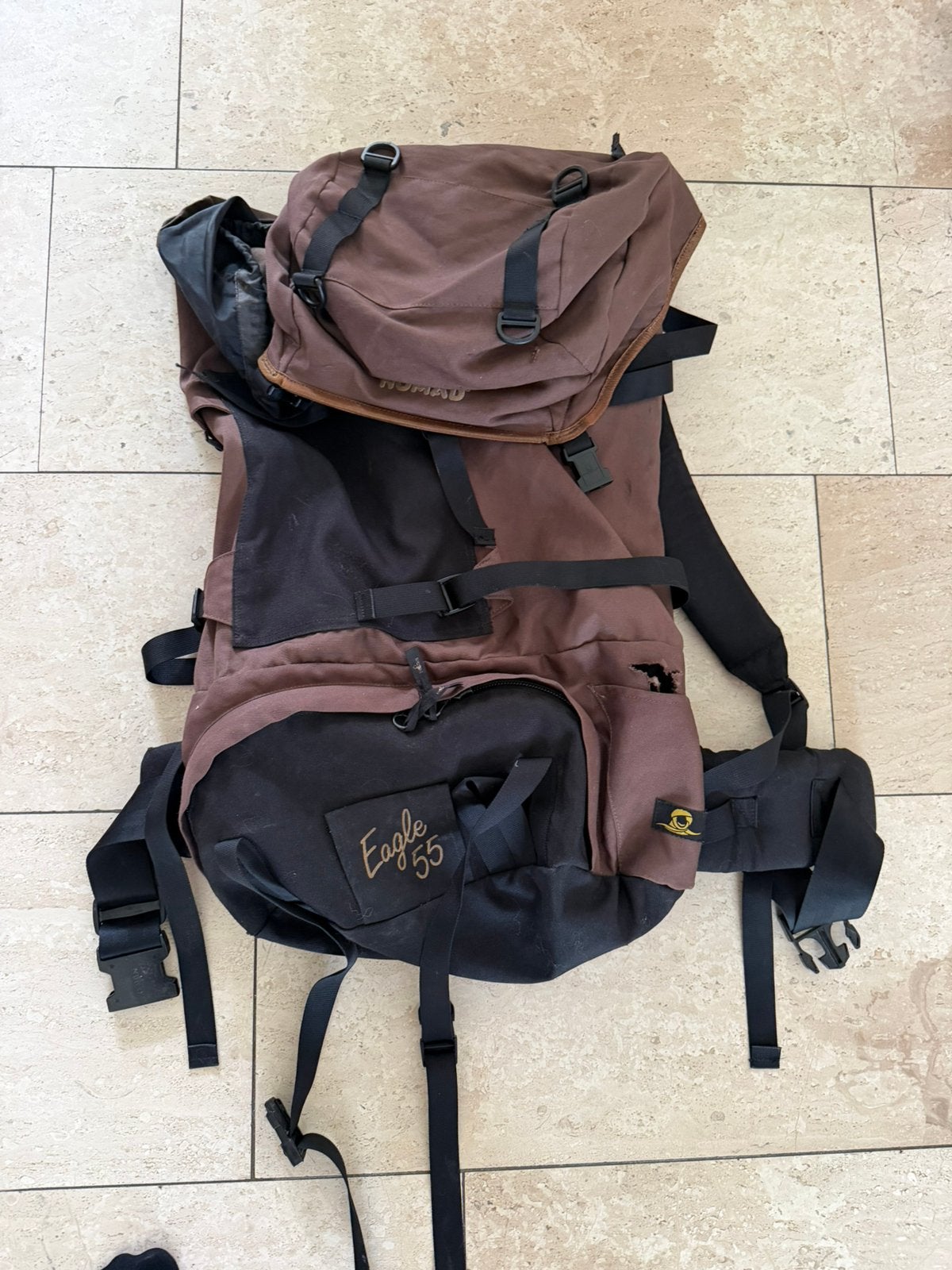 Backpack eagle 55 nomad, Ophalen of Verzenden, Zo goed als nieuw, 60 cm of meer, Nomad