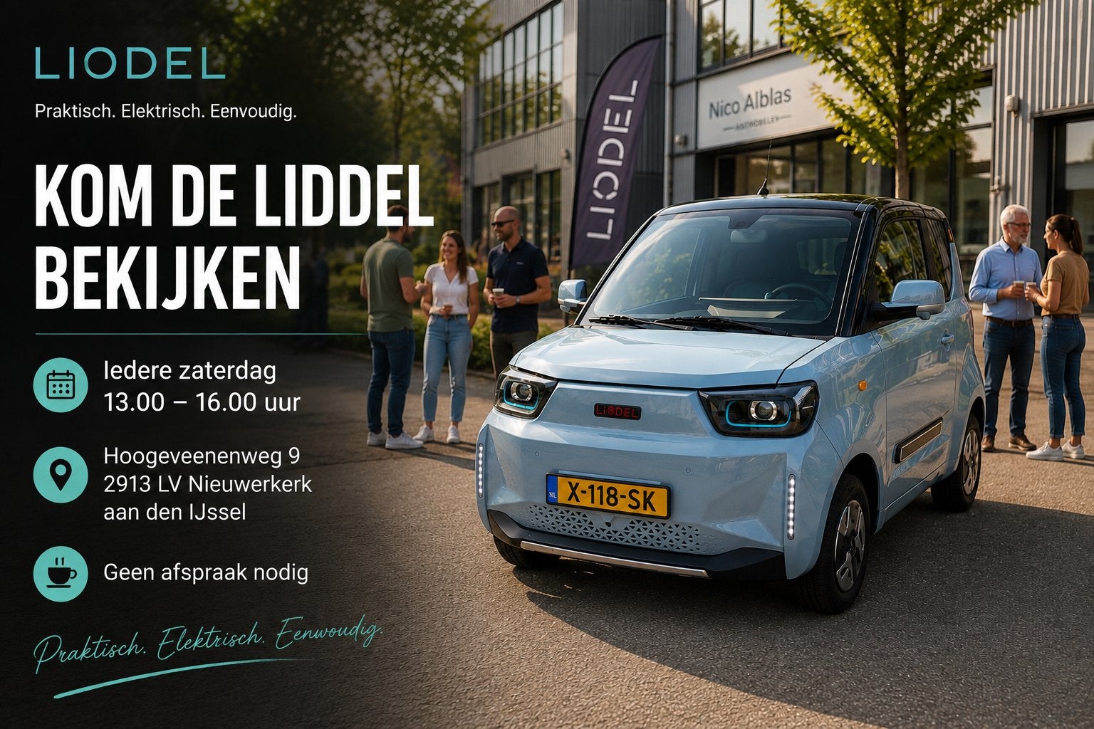 Liddel City | Elektrisch | 170 km actieradius | €11.450, Bedrijf, Te koop