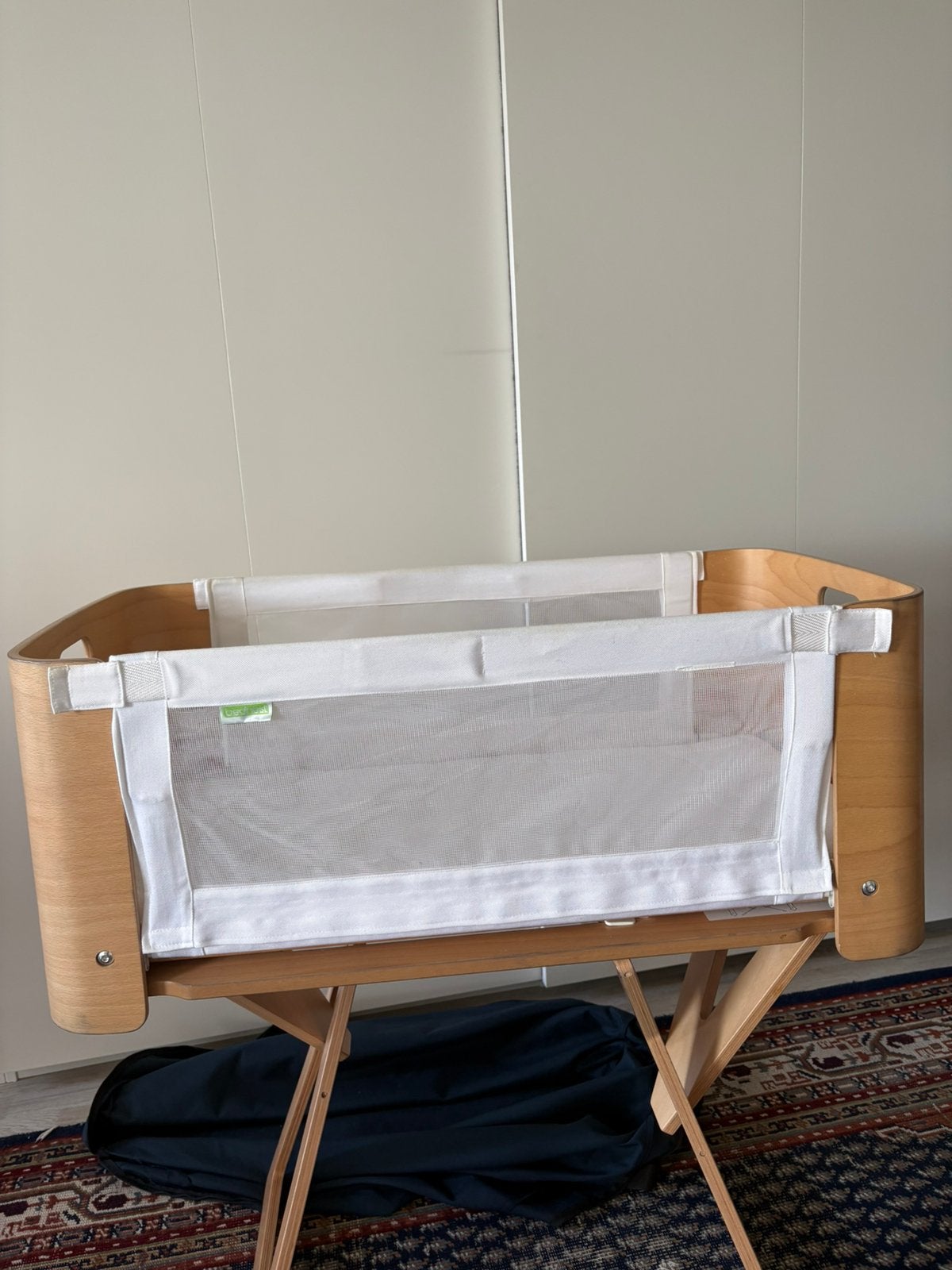 Bednest co-sleeper incl. Reistas en matrasje, Ophalen, Gebruikt, Wieg