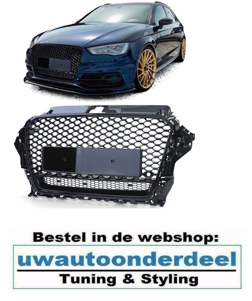Sport Grill Zwart Honingraat Geschikt voor Audi A3 8V RS3 Lo, Verzenden, Automotive Parts, A.parts@hotmail.nl, Trasmolenlaan 12 3447 GZ Woerden
