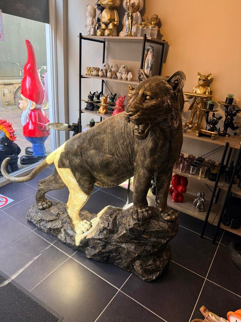 Groot tijger beeld eyecatcher dit weekend voor 700, Ophalen of Verzenden