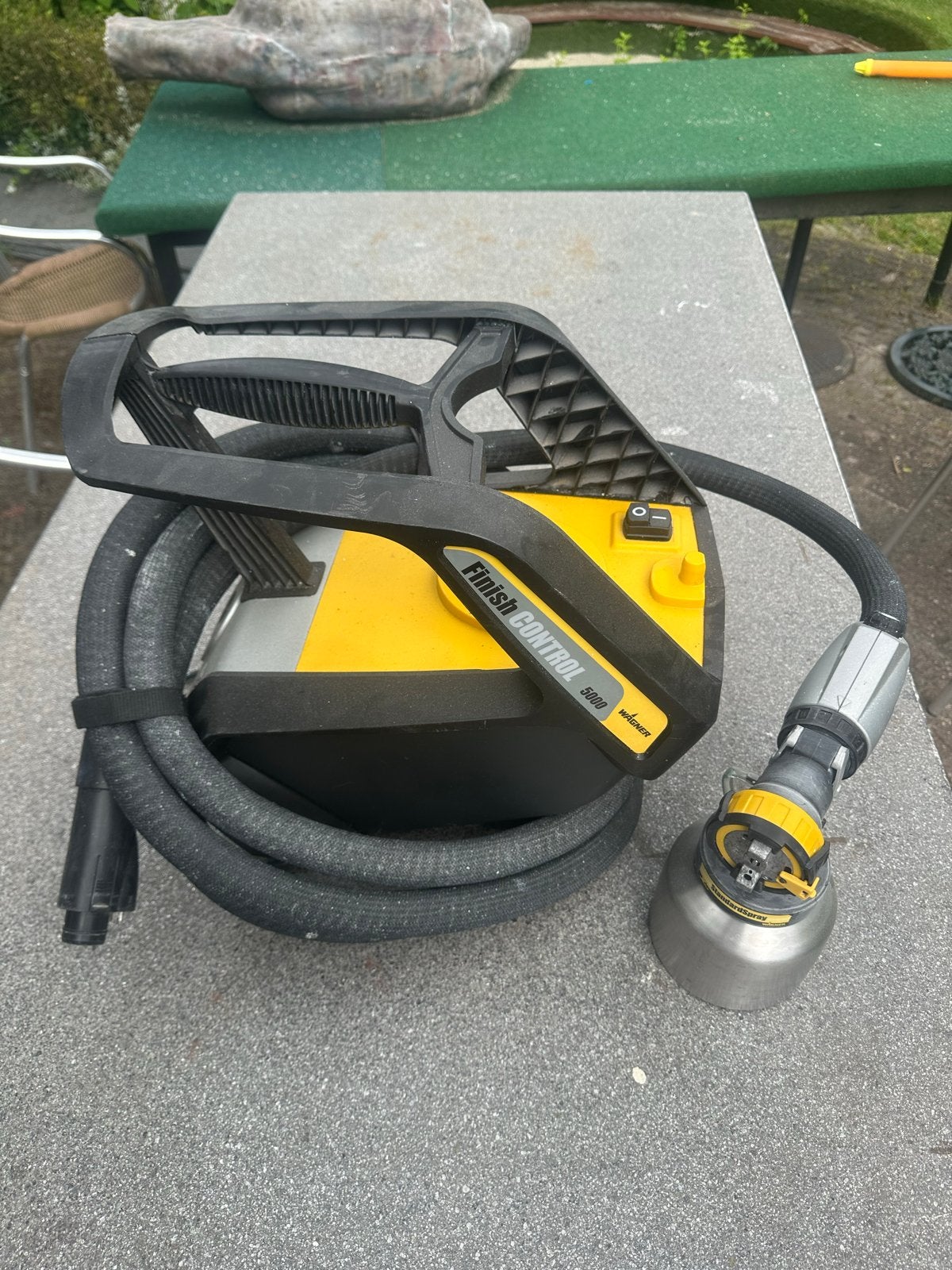 Wagner Finish Control 5000 Verfspuit, Doe-het-zelf en Verbouw, Schildersmaterialen, Ophalen of Verzenden, Gebruikt, Verfspuit of Verfpomp
