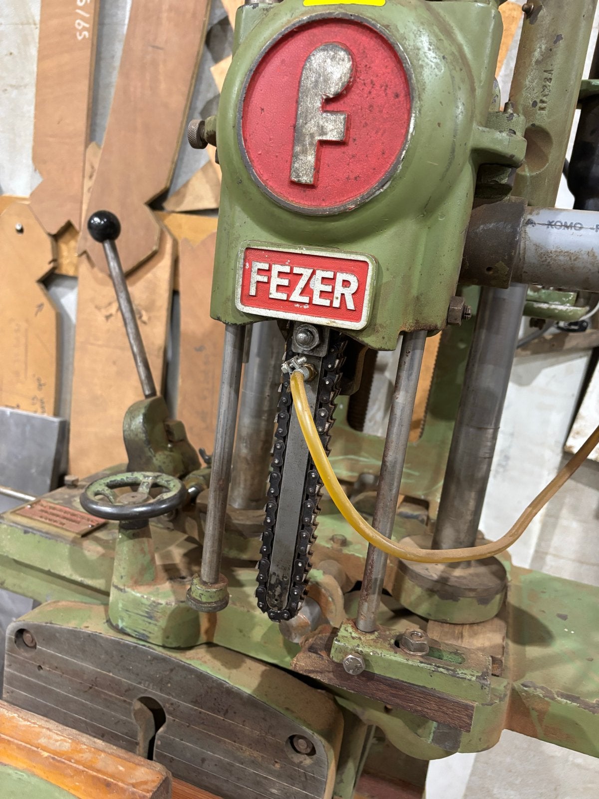 Fezer Kettingsteekmachine - Robuuste Houtbewerking, Ophalen of Verzenden