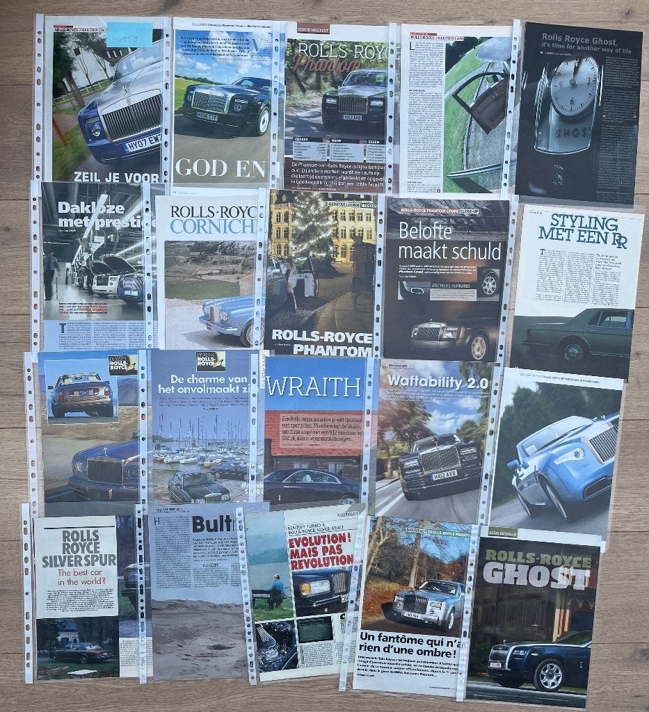 ROLLS ROYCE - ARTIKELS, Verzenden, Overige merken
