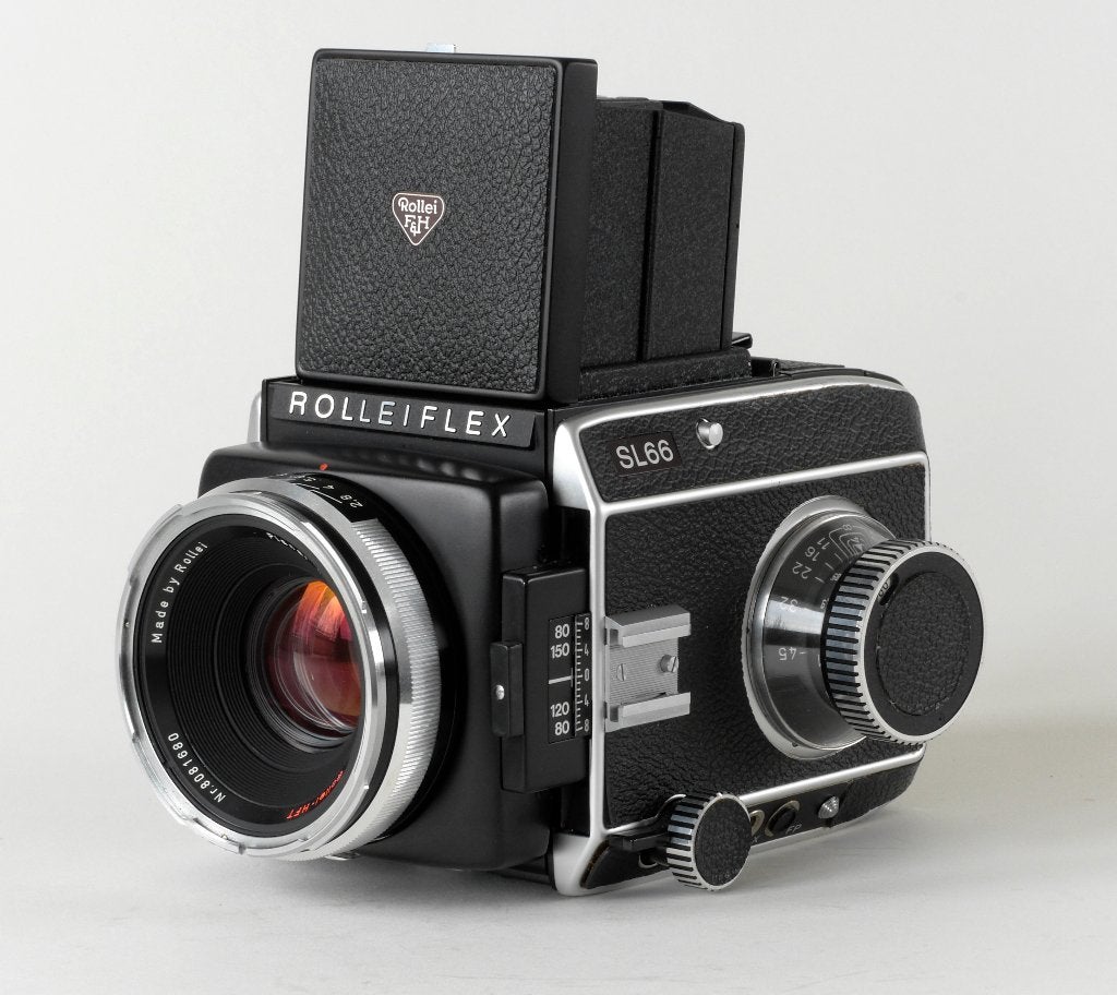 Rolleiflex SL66 analoge camera, Ophalen of Verzenden, Gebruikt, Spiegelreflex, Overige Merken
