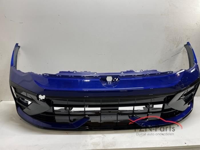 VW Golf 8 R Facelift Voorbumper Blauw, Auto-onderdelen, Ophalen of Verzenden, Gebruikt, Voor, Bumper