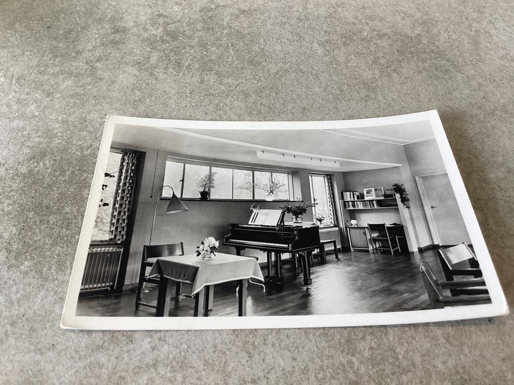 Bennekom.    Conferentieoord ,, De Born”.  Huiskamer  1960, Ophalen of Verzenden, Gelderland