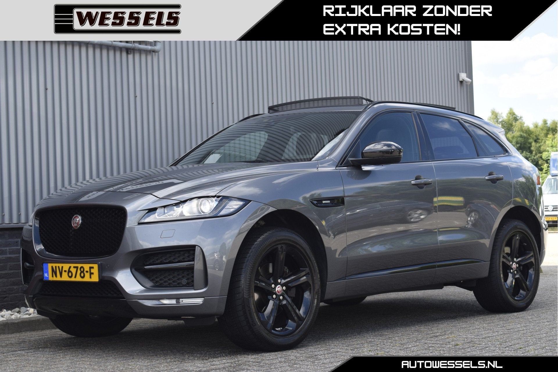 Jaguar F-Pace 2.0 R-Sport AWD 20d Panorama, Meridian, Adapti, Auto's, Jaguar, Automaat, Automatische klimaatregeling, Gebruikt